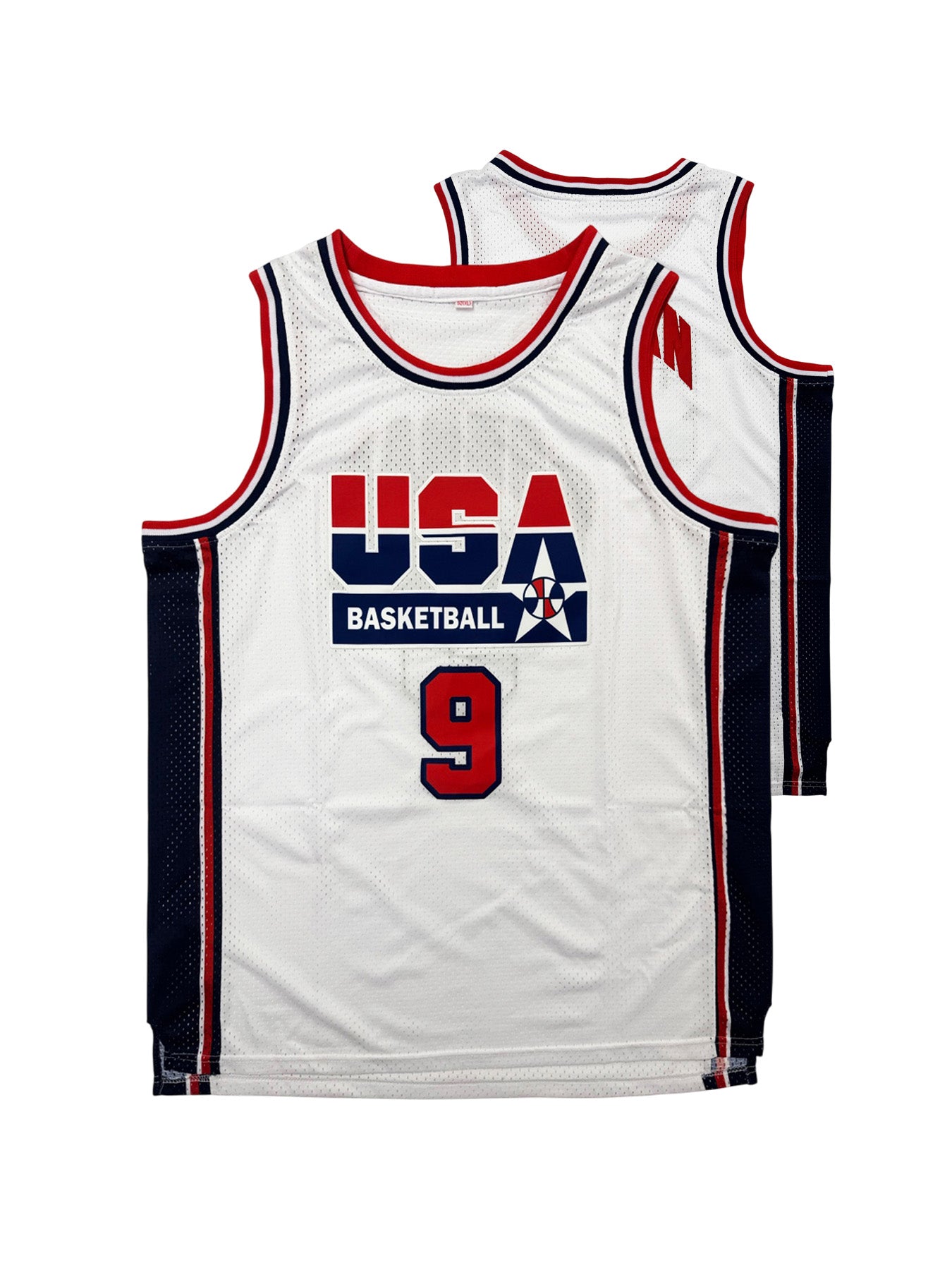 Men's Basketball JERSEY USA 9  Big Logo Four Pockets Zipper Sewing Embroidery Outdoor Sports Beach Pants Training Fitness Lightweight Breathable Black White Blue 2025 New Style