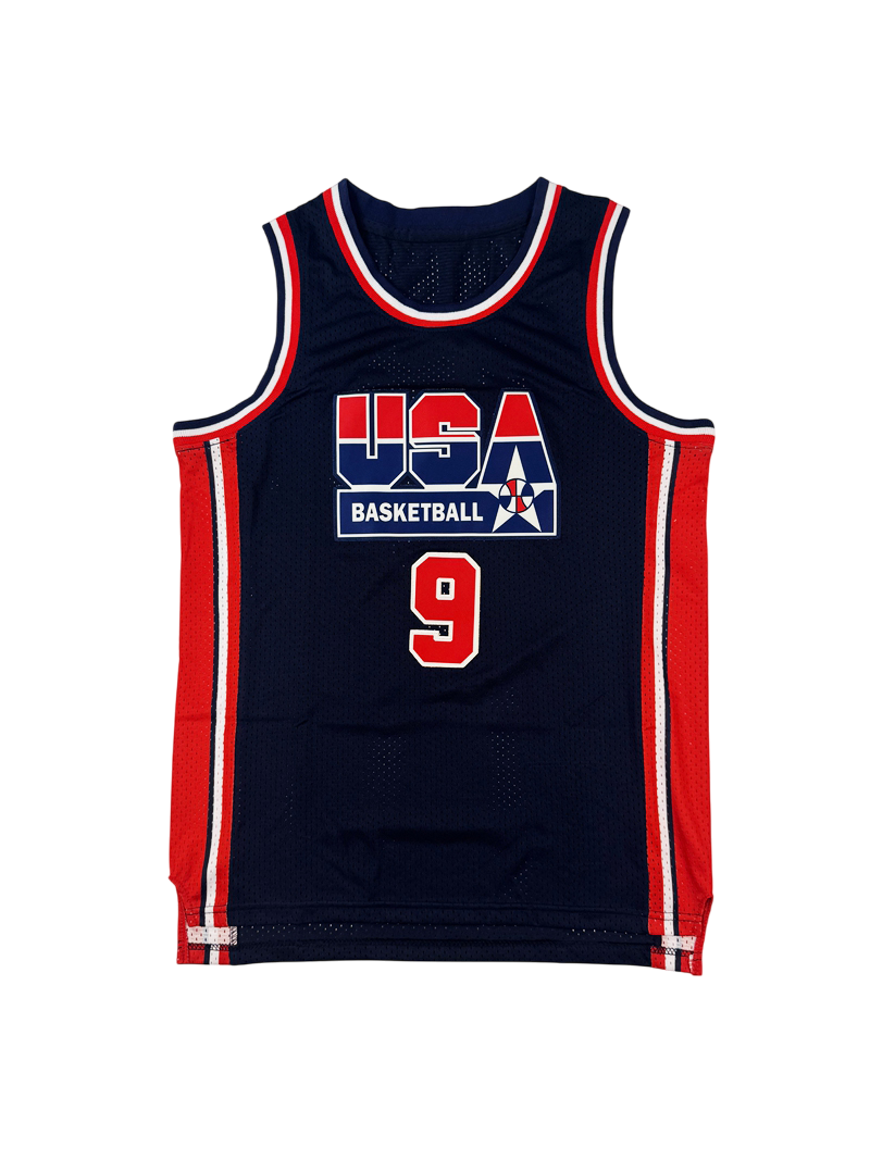 Men's Basketball JERSEY USA 9  Big Logo Four Pockets Zipper Sewing Embroidery Outdoor Sports Beach Pants Training Fitness Lightweight Breathable Black White Blue 2025 New Style